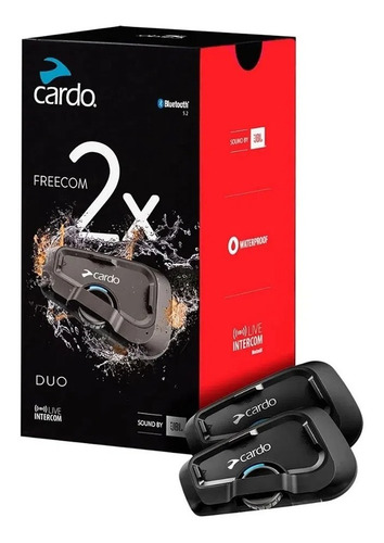 Intercomunicador Cardo Freecom 2x Duo Jbl (oferta Relâmpago)
