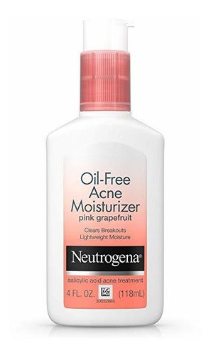 Neutrogena Oil Free Acne Crema Hidratante Facial Con Ácido S