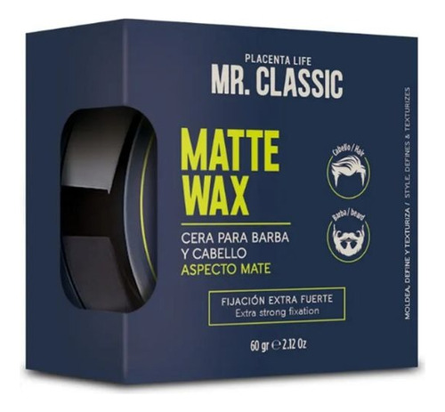 Cera Para Barba Y Cabello Cera Matte Wax