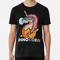 Comprar Remera Tipos De Dinosaurios Divertido T Rex Dinocorn Algodon
