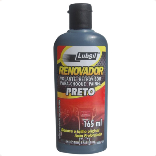 Renovador De Parachoque Preto 165ml Lubsil