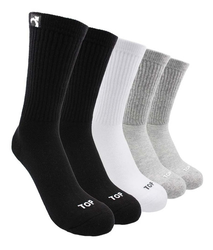 Calcetines Deportivos Largos Pack 5 C1 Top