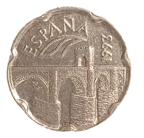 España 50 Pesetas 1993 Sc Km 921 Extremadura Puente Romano