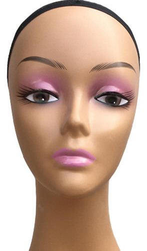 Cabeza De Maniquí Calva, Cara De Cosmetología Profesional