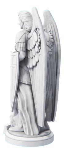 Estátua Arcanjo Miguel - Versão 4 Cor Cor Mármore