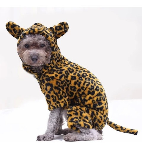 Ropa Para Perro O Gato Hermoso Disfraz De Leopardo 