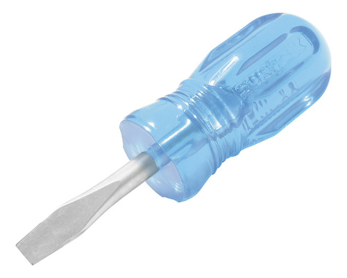 Destornillador Azul Trompo Punta Plana 1/4 X 1-1/2 6 Pz