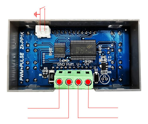 Ciclo De Trabajo De Frecuencia De Pulso Pwm Onda Rectangular