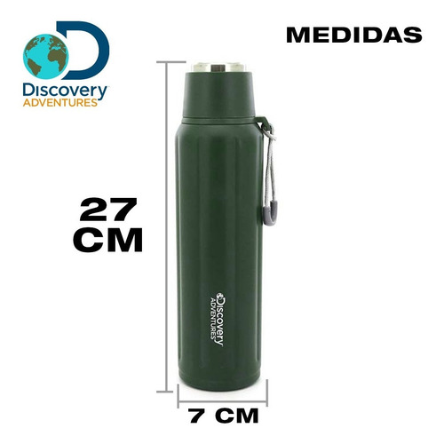 Imagen 4 de 10 de Termo Discovery T3 Adventure 750ml Inoxidable Tapa A Rosca