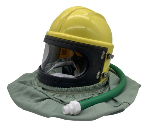 Casco De Chorro De Arena Con Alimentación De Aire