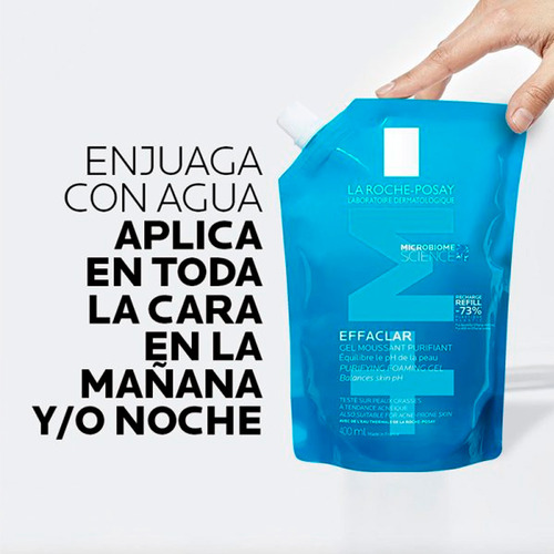 Limpiador Facial La Roche Posay Effaclar Gel 400ml Refill