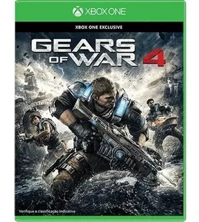 Jogo Gears Of War 4 Xbox One Midia Fisica Disco Usado