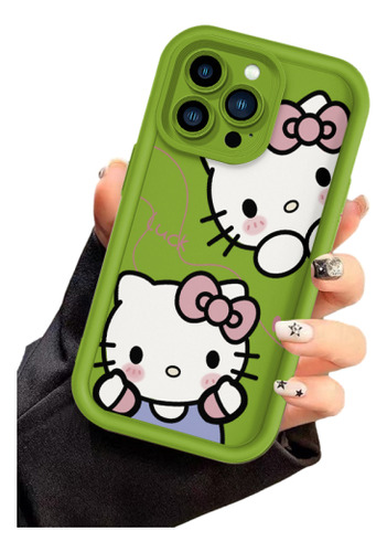 Fundas Sanrio Hello Kitty Para iPhone 15, 14, 13, 11, 12 Pro
