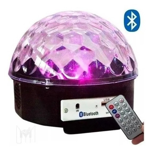 Imagem 5 de 6 de Bola Maluca Led Cristal Rgb Bluetooth Usb Festas Iluminação