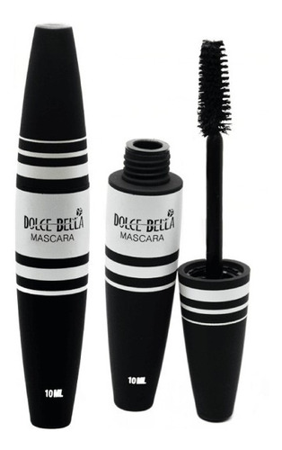 Mascara De Pestañas 3d Fiber Lash Dolce Bella 10ml Color Negro