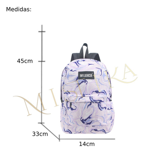 Mochilas Urbanas Modelos Colores Combinados Y Con Diseños Diseño Con Lineas Estampado