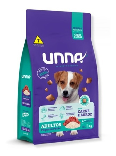 Ração Unna Dog Raças Pequenas Adulto Carne 15kg (com Nf)