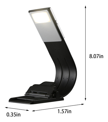 Marcador De Libros Con Forma De Luz Nocturna, Con Clip, Luce