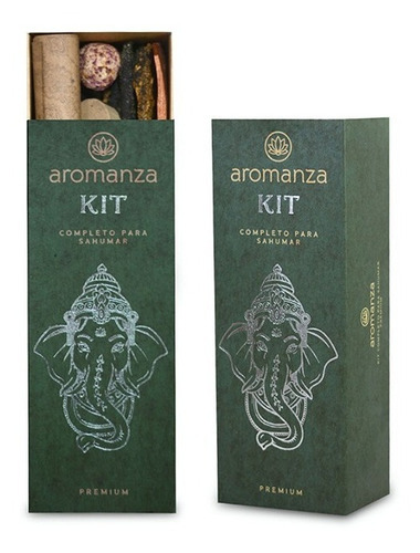 Kit Completo Para Sahumar Premium Aromanza - Arcana Caeli Fragancia Surtidos