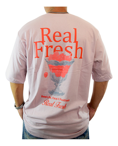 Remera Oversize Hombre Urbana Remeron Gym Xl Presents Fresh