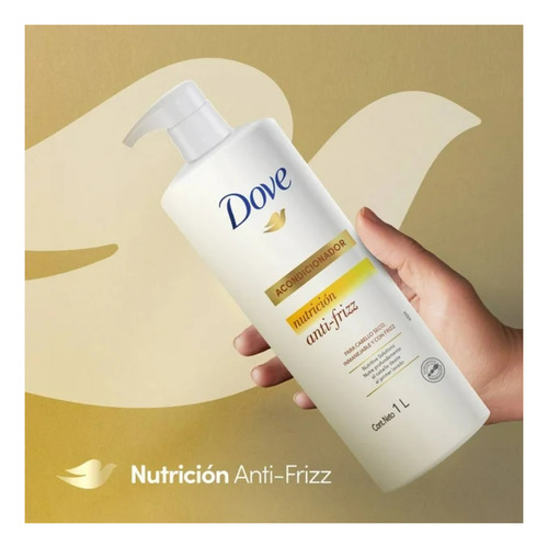Acondicionador Dove Anti-frizz 1000ml