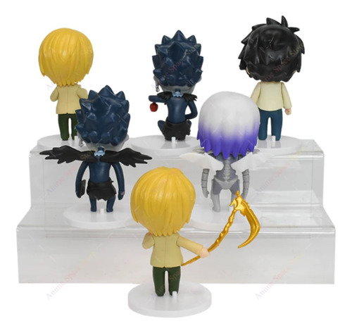 Set 6 Figuras Death Note Ryuk Rem Yagami L·lawliet Colección