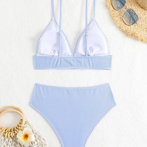 Conjunto De Bikini De Cintura Alta, De Secado Rápido, Sexy Y