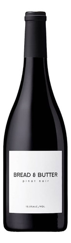 Pack De 6 Vino Tinto Bread And Butter Pinot Noir 750 Ml