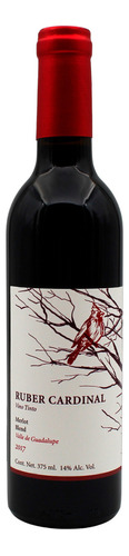 Vino Tinto Ruber Cardinal Merlot Blend 375 Ml