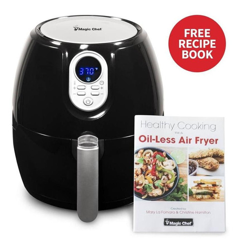 Freidora De Aire Magic Chef, Digital, Cap De  2.6 Qt, Con