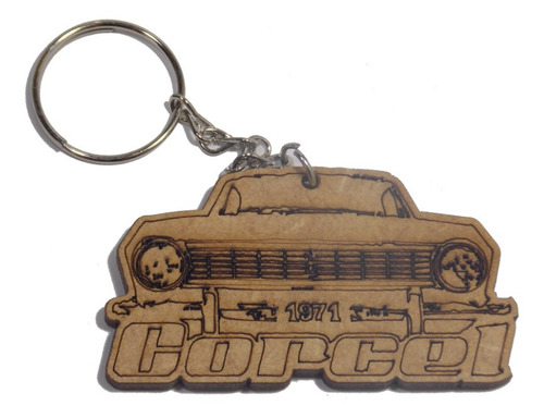 60 Chaveiro Lembrancinha Corcel Com Nome Personalizado