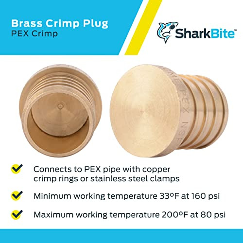 Enchufe Ondulado Sharkbite De 1 Pulgada, Conector De Plomerí