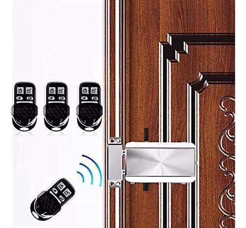 Cerradura De Puerta Con Cerrojo Electrónico, Sistema De De 4