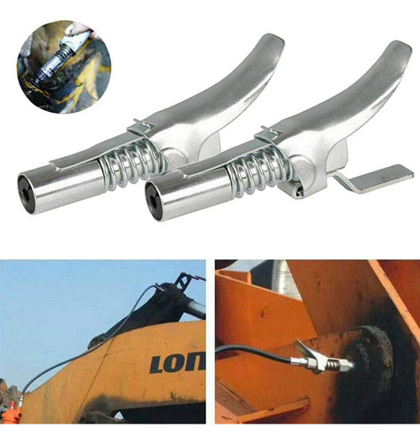 Acoplador De Grasa Con Boquilla Y Punta De Inyector De Aceit