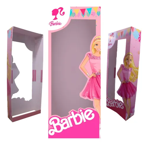 Caja de barbie para foto de fiestas infantiles