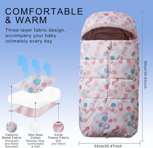 Saco De Dormir Universal Para Cochecito, Saco De Dormir Para