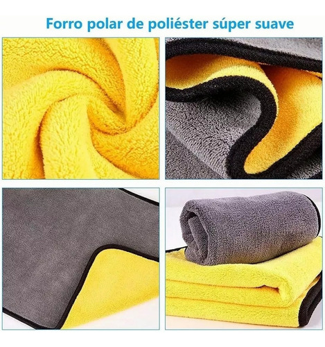 Cz Set8 Paño Mágico Seco Con Toalla Superfina, Guanta Lavado