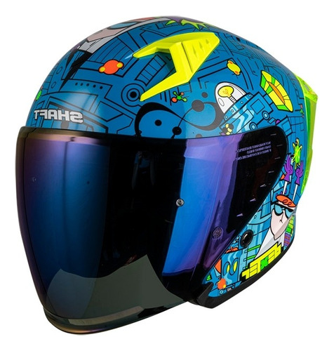 Casco Sh-226sp Dexter Azul Brillo V Iz