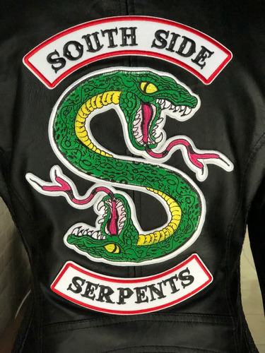 jaqueta dos serpentes vermelha