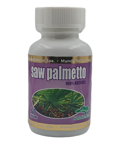 Saw Palmetto 300 Mg. 60 Cápsulas Próstata