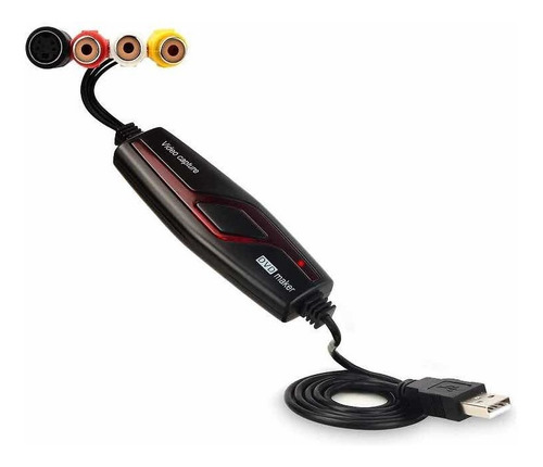Convertidor De Captura De Vídeo Usb, Vhs A Dvd Capturadora