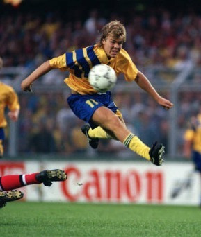 Rara Camisa Suécia Euro 1992 Thomas Brolin 11