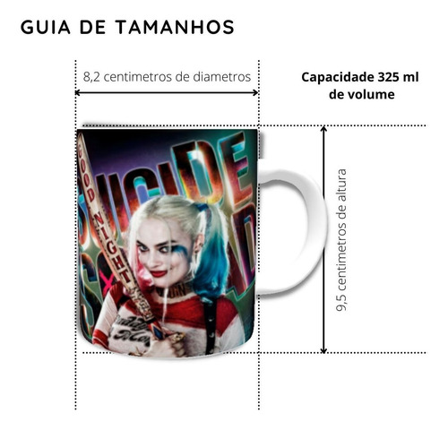Imagem 3 de 7 de Chinelo Da Arlequina Com Caneca De Brinde Postagem Em 24hs