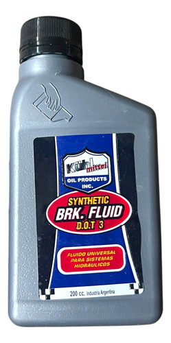 Líquido De Frenos Kuhl Mittel Dot 3 200cc