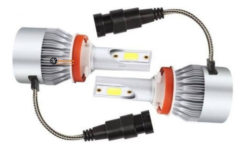 2 Bombillos Luz Led  7600lumens C6 Carro Alta Potencia