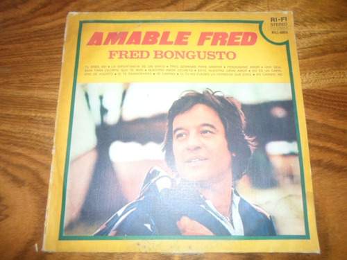 Fred Bongusto - Amable Fred * Vinilo