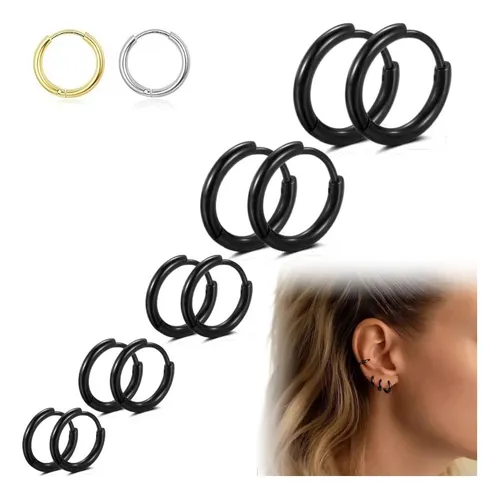 Aretes hombre argolla sales