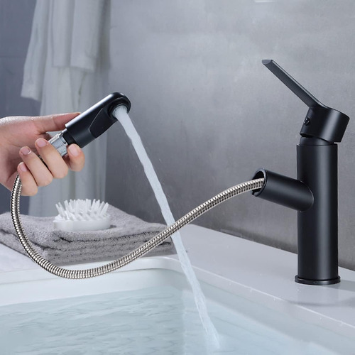 Grifo Monomando Para Lavabo,grifo Extraíble Para Lavabo Baño