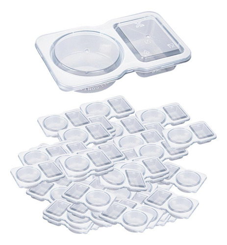 80 Recipientes Para Comida Deli Pots, Recipientes Compatible