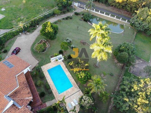 Excelente Chácara Com 3 Dormitórios À Venda, 5200 M² Por R$ 2.900.000 - Lagos De Shanadu - Indaiatuba/sp - Ch0621